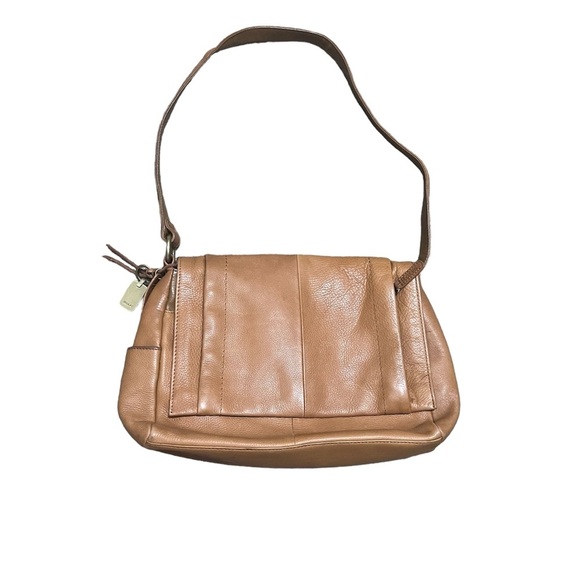 Rolfs Handbags - Vintage Rolfs Genuine Leather Brown Shoulder Bag Handbag